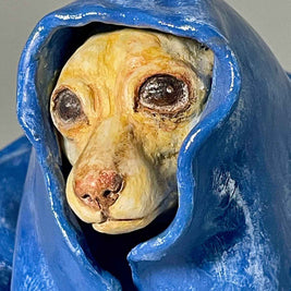 Close-up of Madre Manta, from the Nature Shelter collection. Hand-made in Spain.