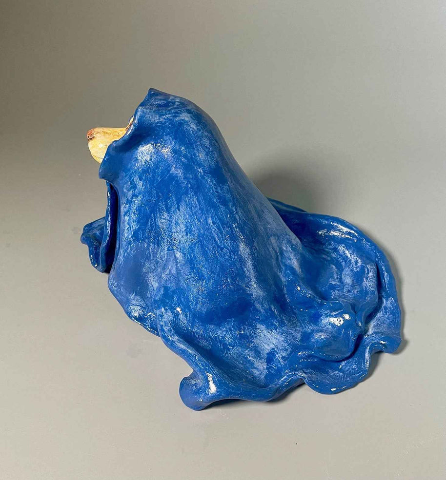 Top back view of Madre Manta, from the Nature Shelter collection. Hand-made in Spain.