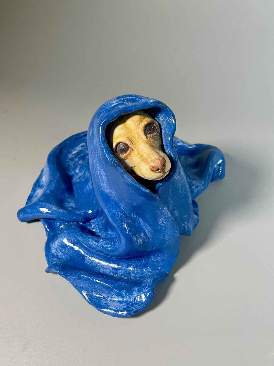 Top-front view of Madre Manta, from the Nature Shelter collection. Hand-made in Spain.