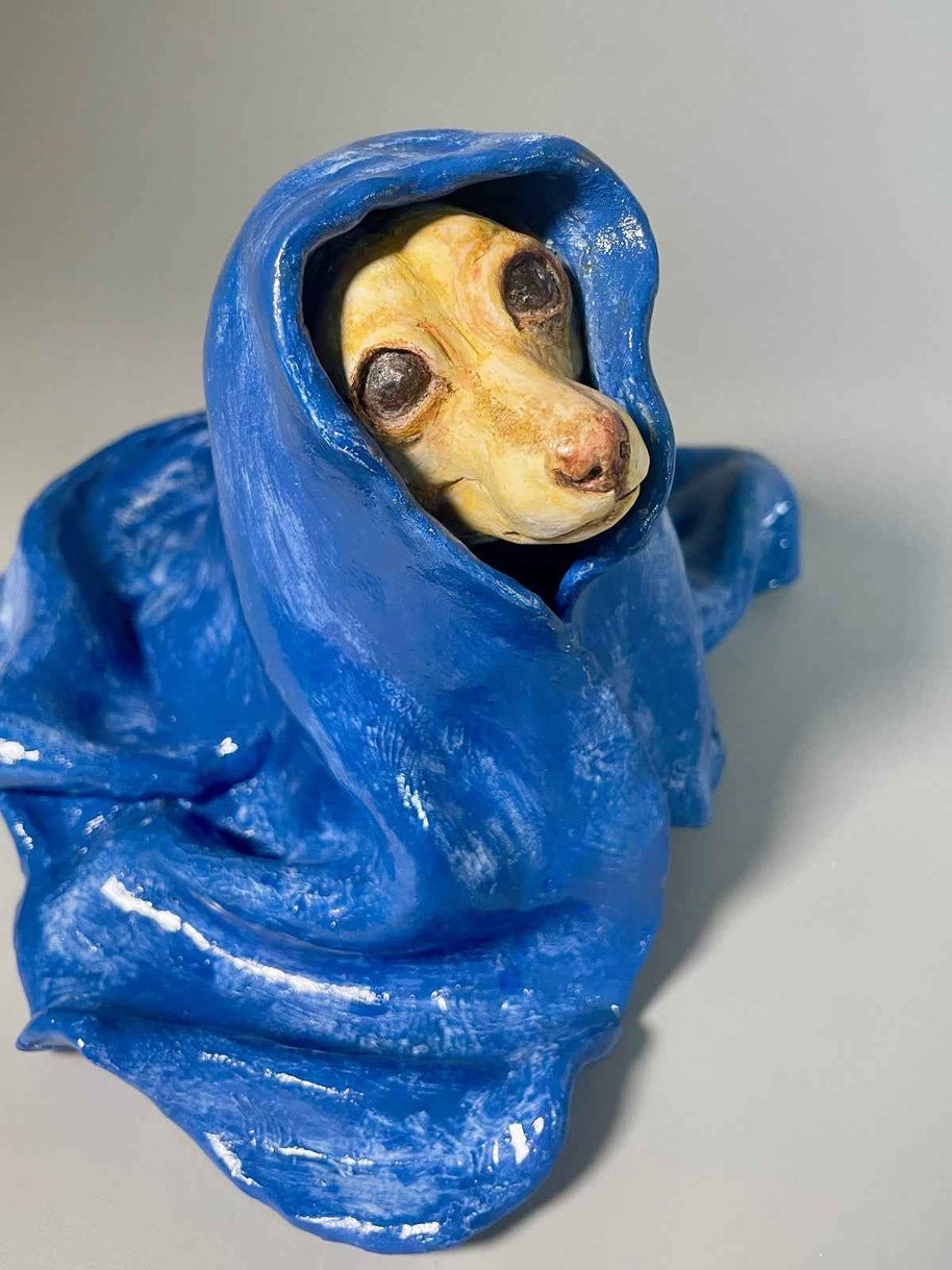 Top-front view of Madre Manta, from the Nature Shelter collection. Hand-made in Spain.