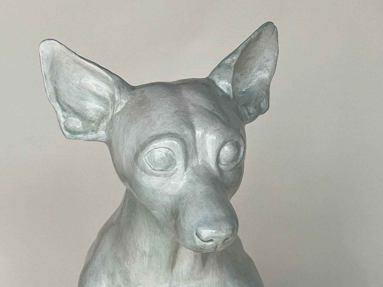 Front view of The Magician II, a contemporary sculpture from the Nature Shelter collection. Hand-made in Spain.